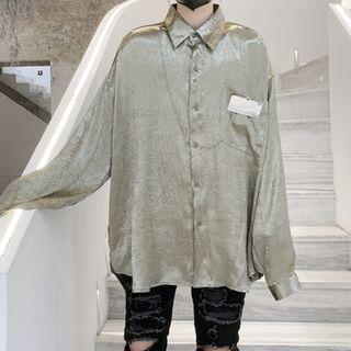 Pocket Front Oversized Shirt