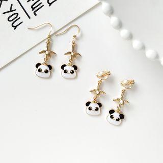 Alloy Panda Dangle Earring