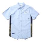Camouflage Panel Short-sleeve Shirt