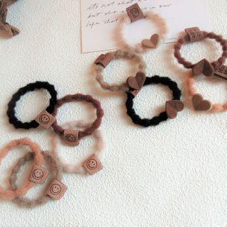 Smiley / Heart Hair Tie