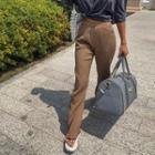 Crinkled Loose-fit Pants