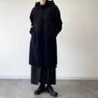 Slit Henley Long Hoodie