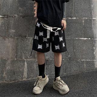 Butterfly Print Shorts As Shown In Figure - One Size