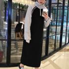 Raglan Midi Hoodie Dress