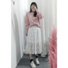 Raglan-sleeve Boxy Sweatshirt