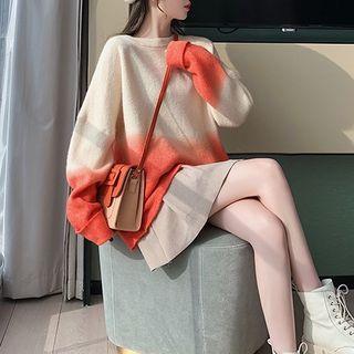 Gradient Oversize Sweater