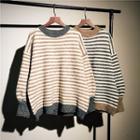 Crew Neck Stripe Sweater