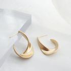 Metal Stud Earring 1 Pair - As Shown In Figure - One Size