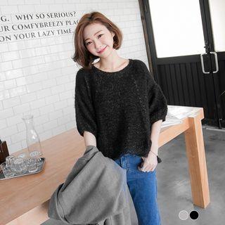 Dolman Sleeved Lurex Sweater