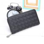 Woven Zip Clutch