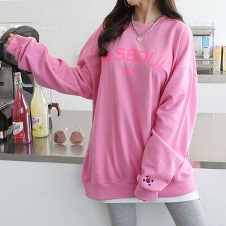 In Seoul Letter Sweatshirt