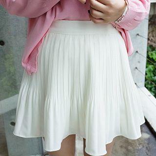 Ruffle Pleated Skirt