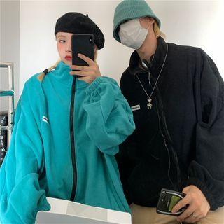 Plain Zip Jacket For Couples