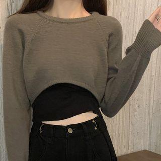 Cropped Sweater / Knit Vest
