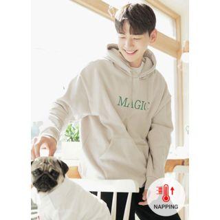 Magic Printed Kangaroo-pocket Hoodie