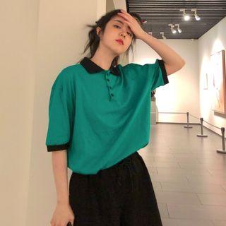 Elbow-sleeve Polo Shirt / Shorts