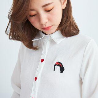 Princess Heart Print Blouse