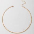 Choker Necklace 19177 - Gold - One Size