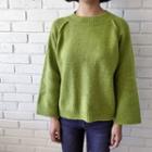 Wide Raglan-sleeve Sweater