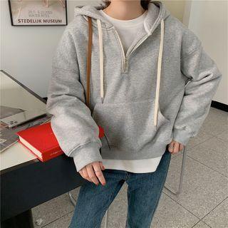 Half Zip Hooded Pullover