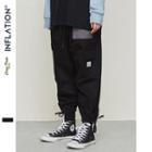 Couple Tie-hem Cargo Jogger Pants