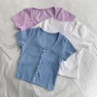 Button-up T-shirt