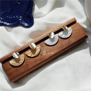 Semicircle Drop Earring / Clip-on Earring
