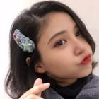 Shearling Star Hair Clip