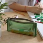 Full - Grid Pencil Pouch / Cosmetic Bag
