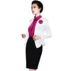 Blazer / Sleeveless Blouse / Pencil-cut Skirt