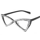 Crystal Cat Eye Lens Glasses