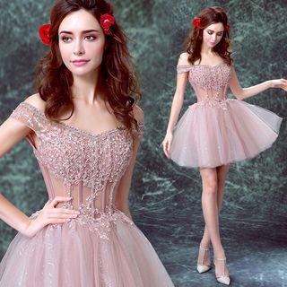 Sequined Bridesmaid Dress