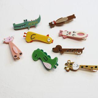 Acrylic Bear Hair Clip