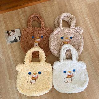 Fluffy Cartoon Mini Tote Bag
