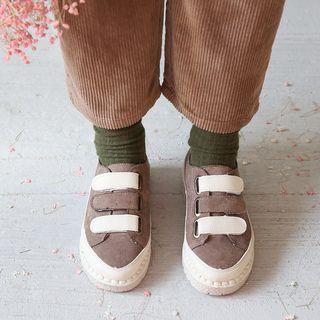 Two-tone Velcro Sneakers