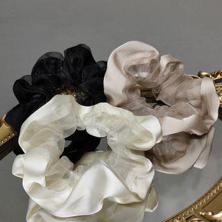Paneled Satin Hair Tie