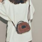 Faux Leather Contrast Stitching Shoulder Bag