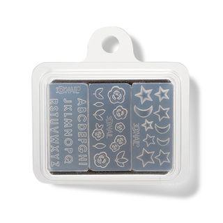 A'pieu - 3d Nail Parts Mold 1 Set 3pcs