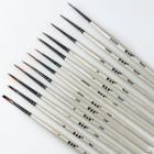 Set Of 12: Paint Brush As Shown In Figure - One Size