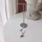 925 Sterling Silver Angel Necklace Xl0618 - Silver - One Size