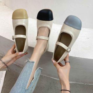 Two Tone Mary Jane Shoes