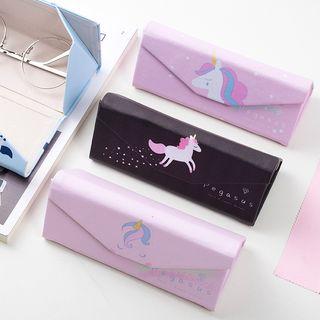 Unicorn Print Foldable Eyeglasses Case