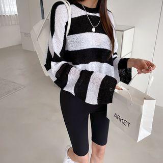 Stripe Oversize Summer Sweater