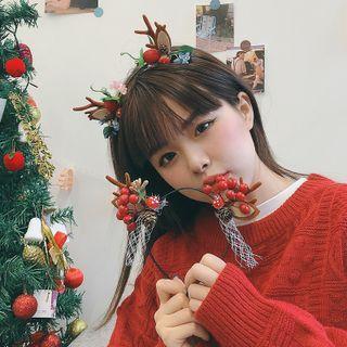 Christmas Deer Hair Clip / Hair Band ( Various Designs )