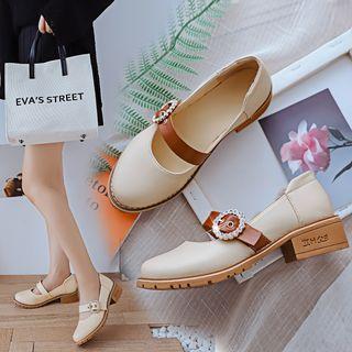 Rhinestone Mary Jane Flats