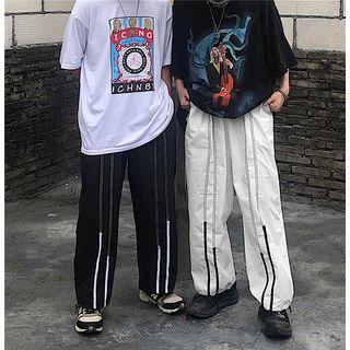 Couple Matching Stitched Jogger Pants