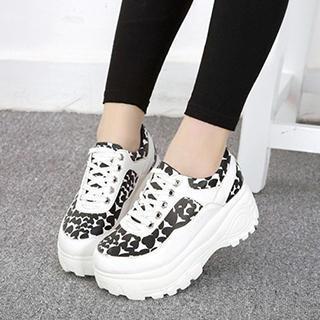 Platform Printed Sneakers