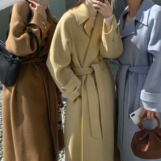 Long-sleeve Midi Coat