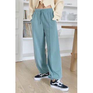 Couple Pintuck Pigment Jogger Pants