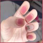Cat Plain Faux Nail Tips R284 - Rose Pink & Almond - One Size